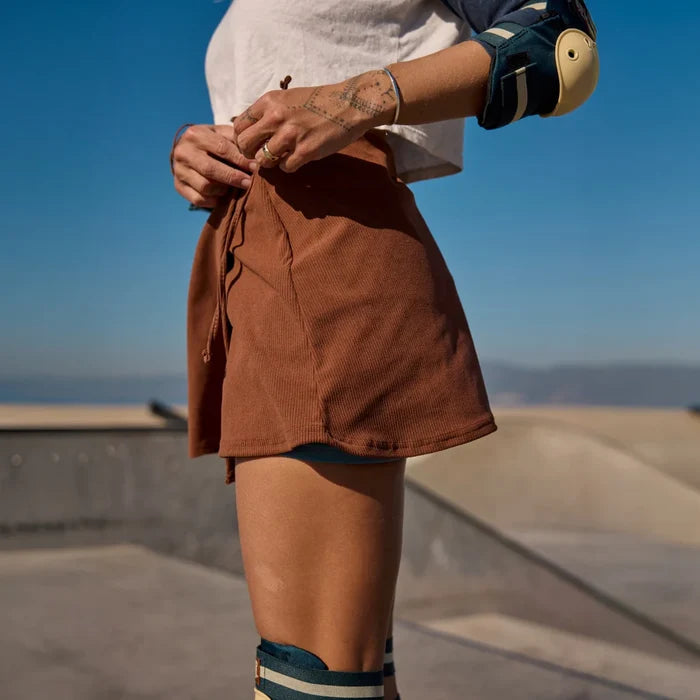 SKORTSAVER - GRLSWIRL - Rusty Brown