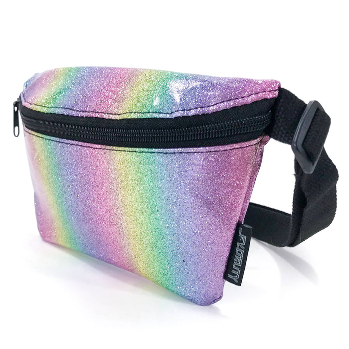 Slim Fanny Pack - Rainbow Glitter