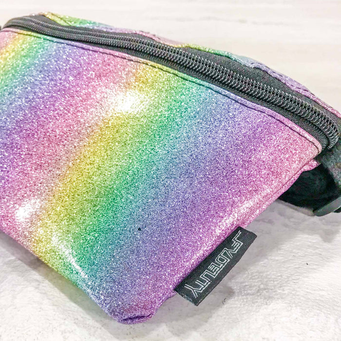 Slim Fanny Pack - Rainbow Glitter