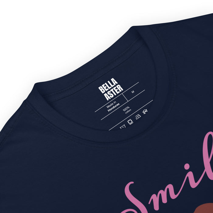 Smile Woman's Graphic T-Shirt - Bloom Seventy Seven