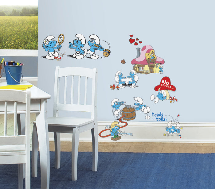 Smurfs Classic Peel & Stick Wall Decals