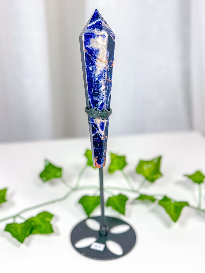 Sodalite Wand on Stand (75A)
