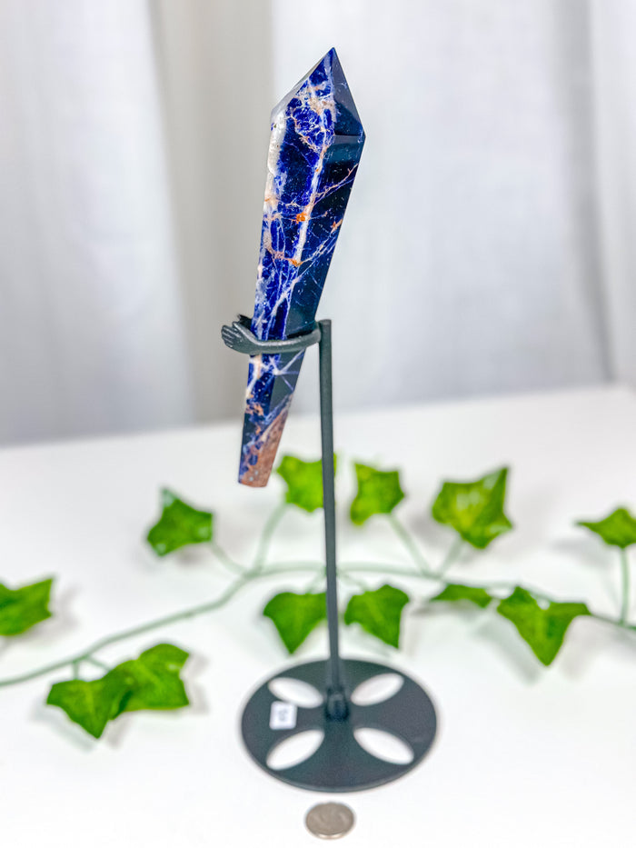 Sodalite Wand on Stand (75A)
