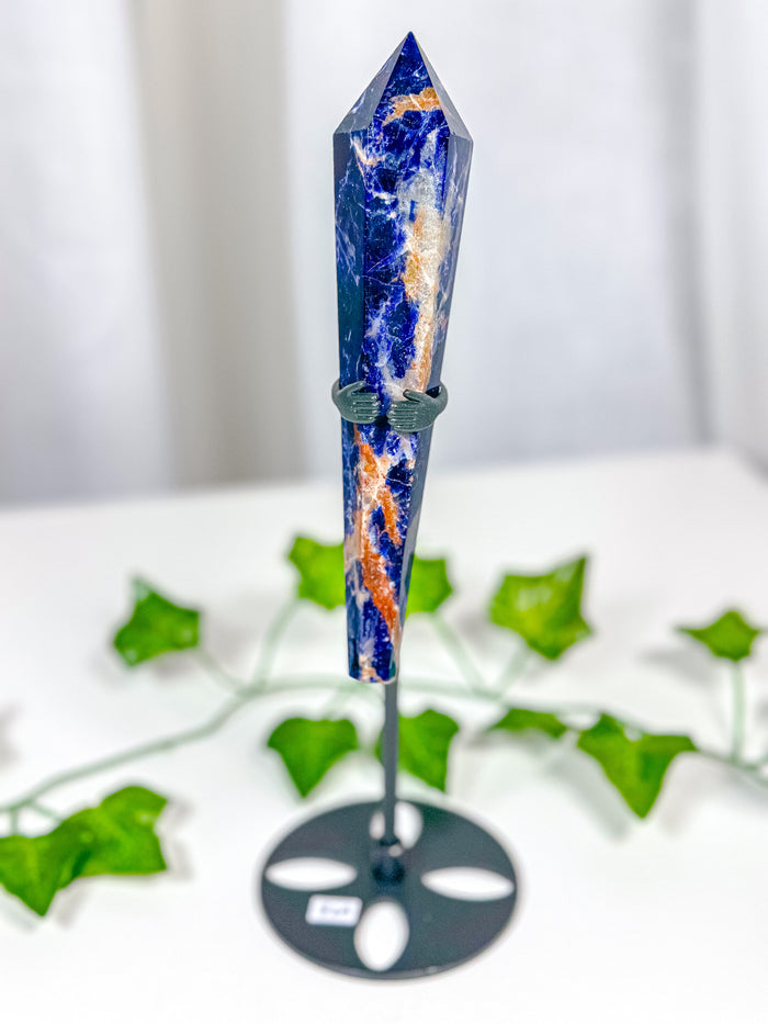 Sodalite Wand on Stand (82A)