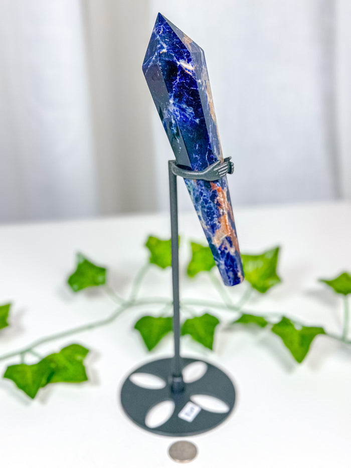 Sodalite Wand on Stand (82A)