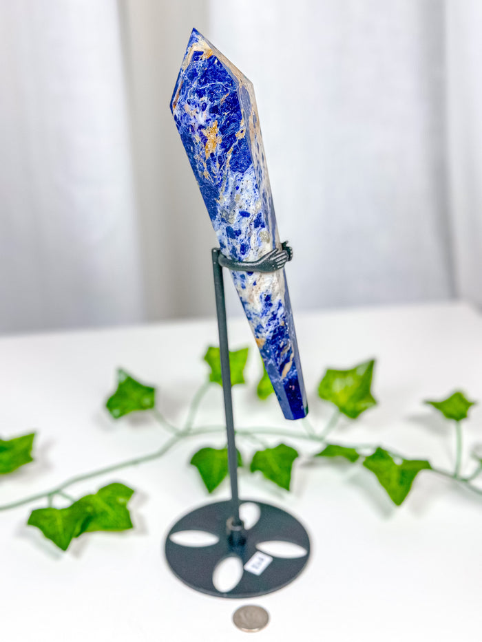 Sodalite Wand on Stand (82B)