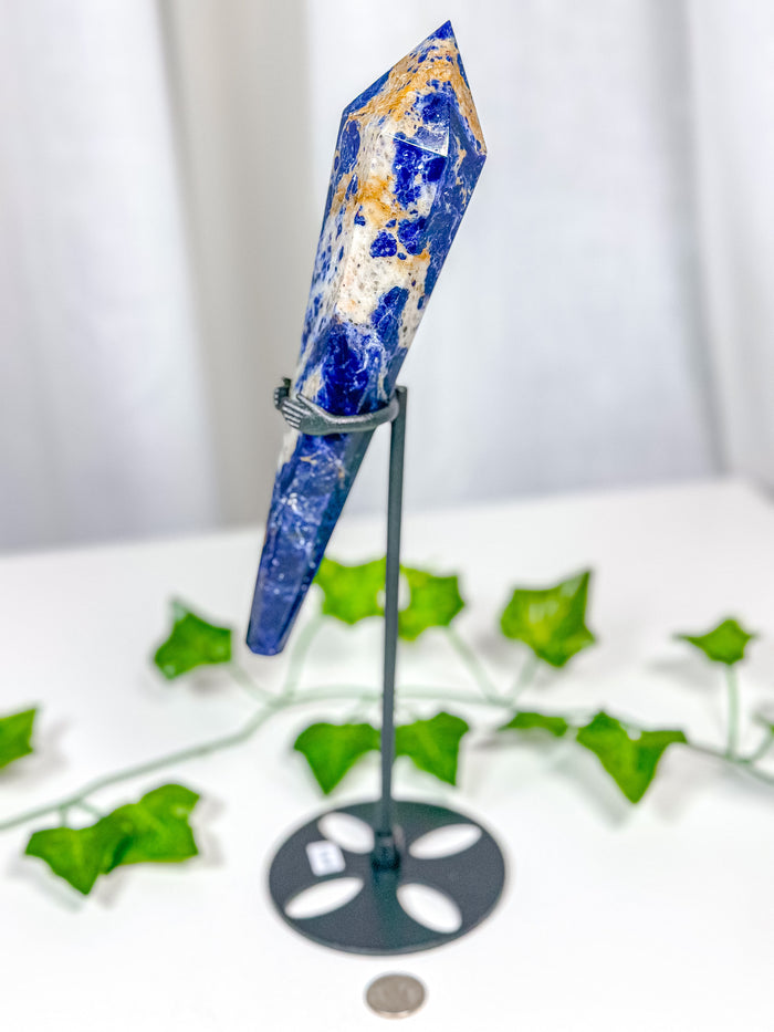 Sodalite Wand on Stand (82B)