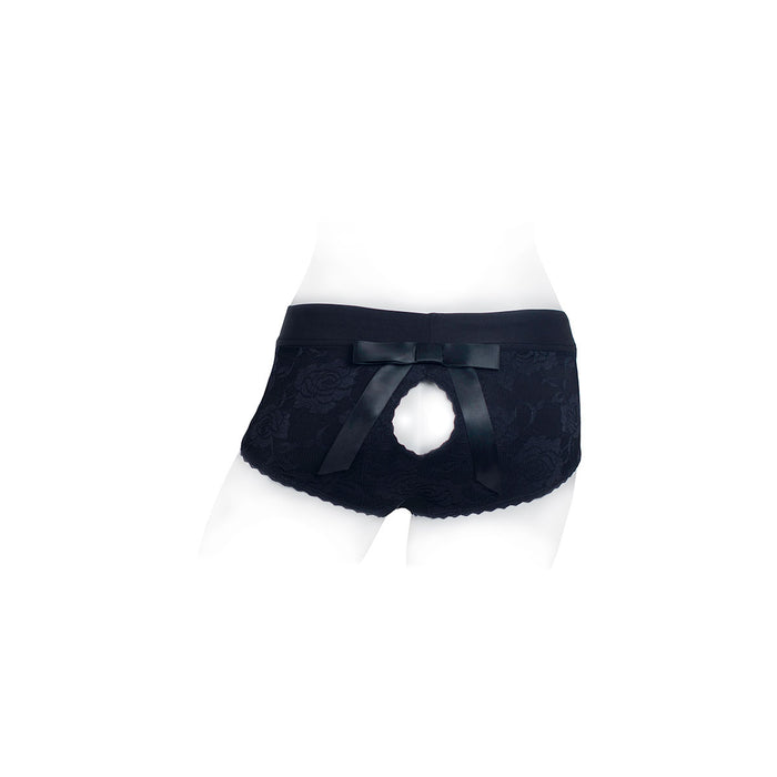 SpareParts Bella Harness Black-Black Nylon - XL Intimates Adult Boutique