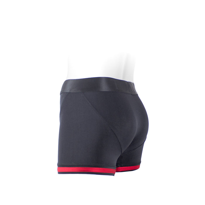 SpareParts Tomboii Black-Red Nylon - Large Intimates Adult Boutique