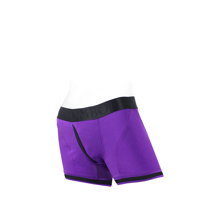 SpareParts Tomboii Purple-Black Nylon - 2X Intimates Adult Boutique