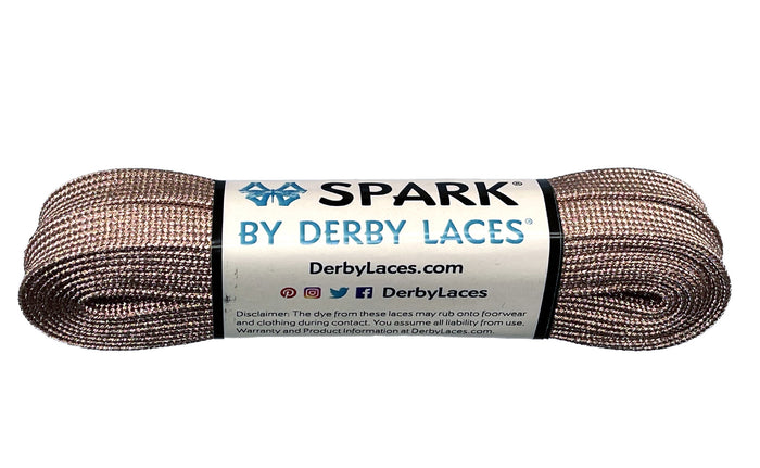 Spark Derby Laces - Rose Gold