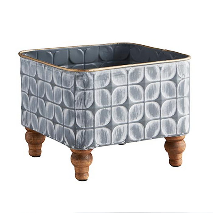 Square Ornate Planter - CB