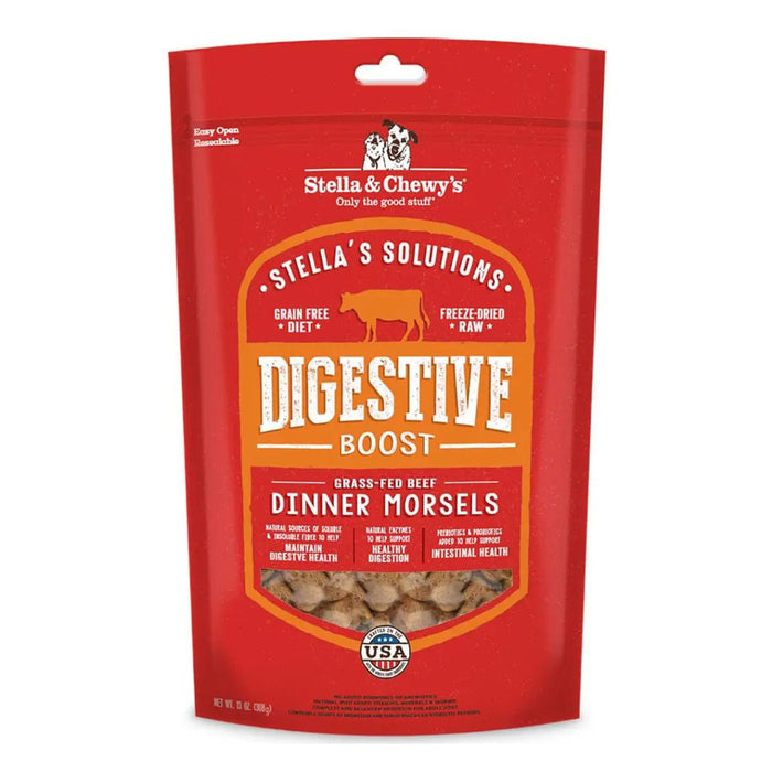 *Stella's Solutions Digestive Boost Freeze-Dried Raw Grass-Fed Beef Dinner Morsels 13oz