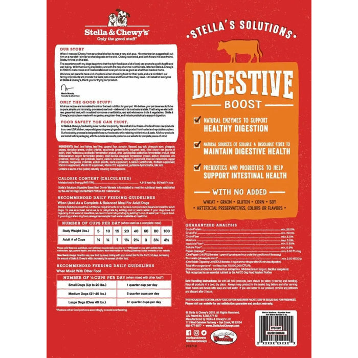 *Stella's Solutions Digestive Boost Freeze-Dried Raw Grass-Fed Beef Dinner Morsels 13oz