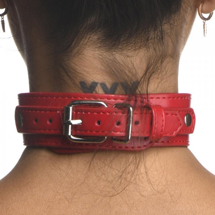 Strict Female Chest Harness M/l Red Intimates Adult Boutique