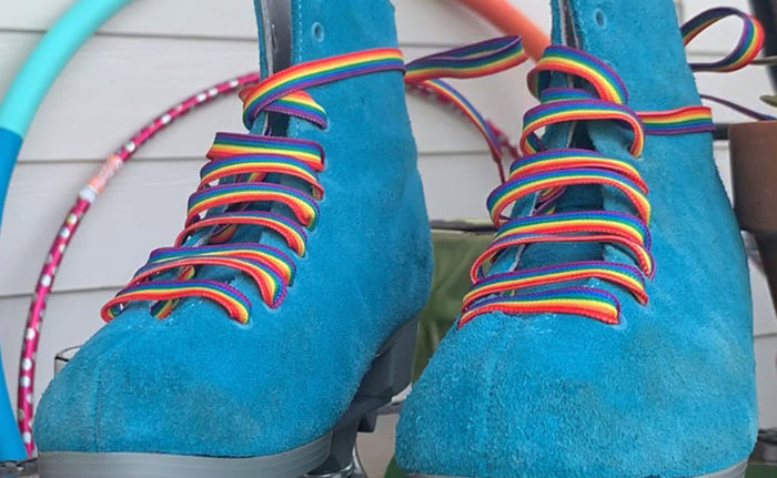 Style Derby Laces - Rainbow Stripe