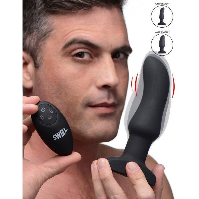 Swell 10x Silicone Inflatable & Vibrating  Anal Butt Plug | Anal Toys Intimates Adult Boutique