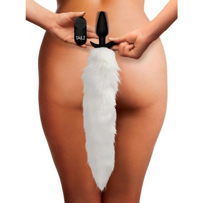 Tailz White Fox Tail Fur Anal Plug | Anal Toys Intimates Adult Boutique