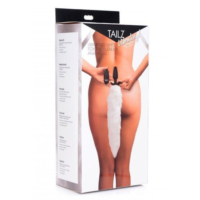 Tailz White Fox Tail Fur Anal Plug | Anal Toys Intimates Adult Boutique