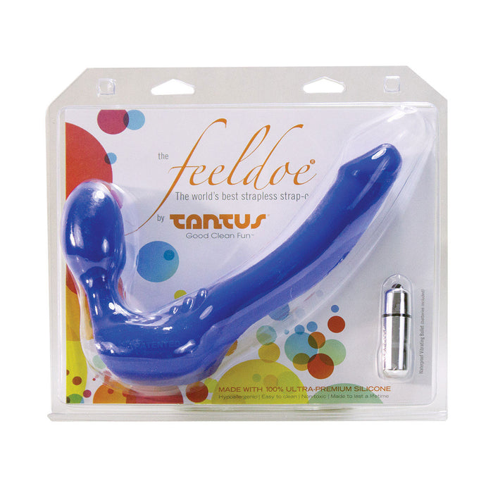 Tantus Strapless Slim - Blue Intimates Adult Boutique
