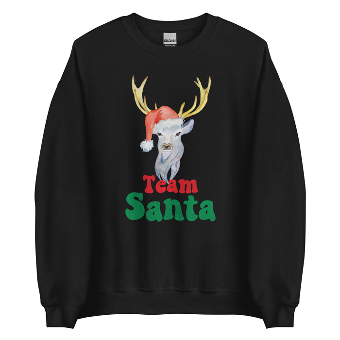 Team Santa Deer Christmas Unisex Sweatshirt