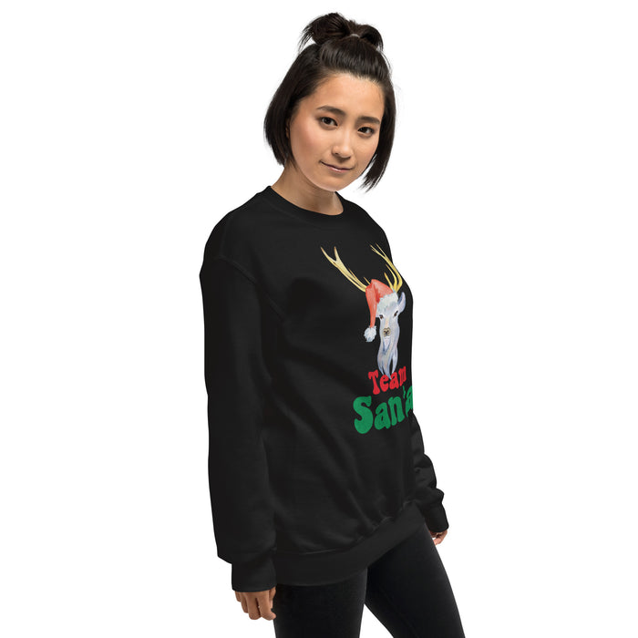 Team Santa Deer Christmas Unisex Sweatshirt