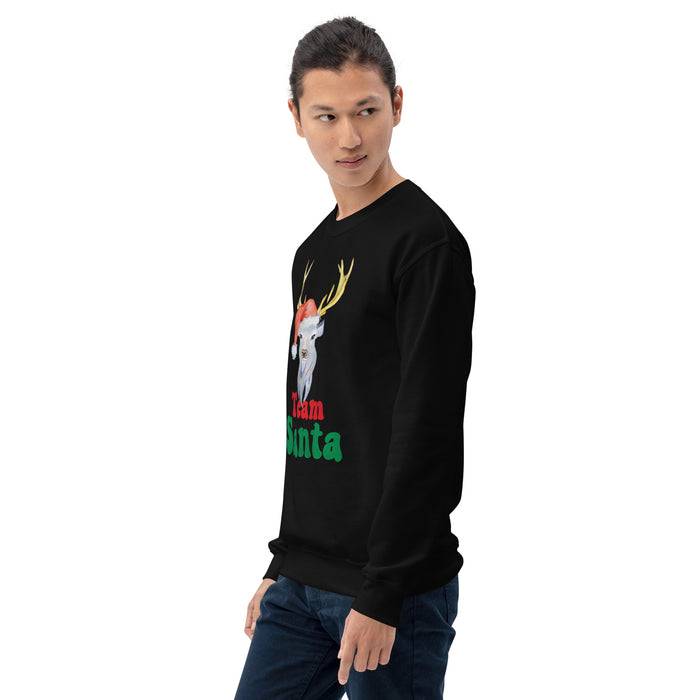 Team Santa Deer Christmas Unisex Sweatshirt