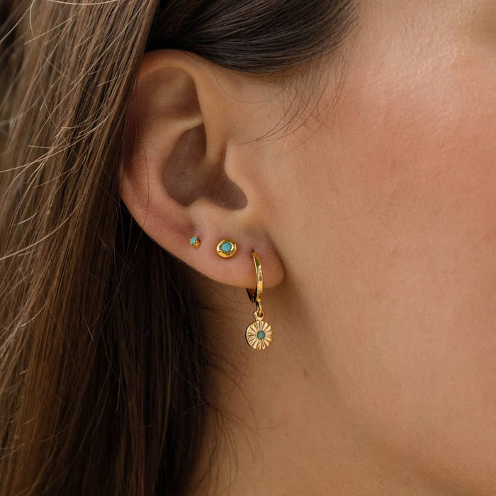 Terra Studs | Turquoise