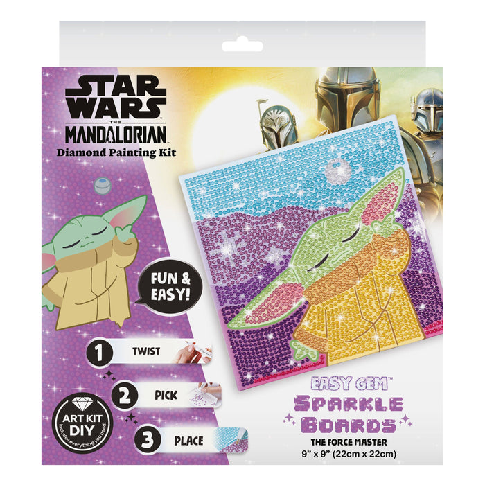 The Force Master (Grogu) - Easy Gem™ Sparkle Boards - Diamond Art Club DIY Kit