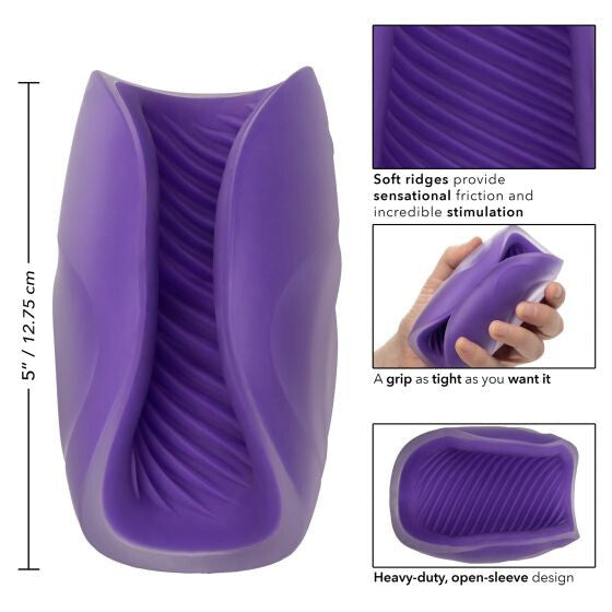 The Gripper Spiral Grip Purple Intimates Adult Boutique
