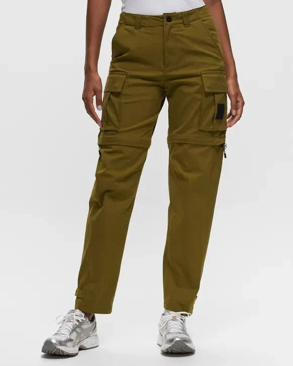 The North Face - W NSE Convertible Straight Loose Pants - Forest Green--