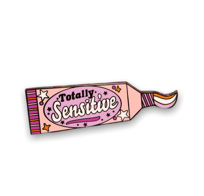 Totally Sensitive Toothpaste Enamel Pin