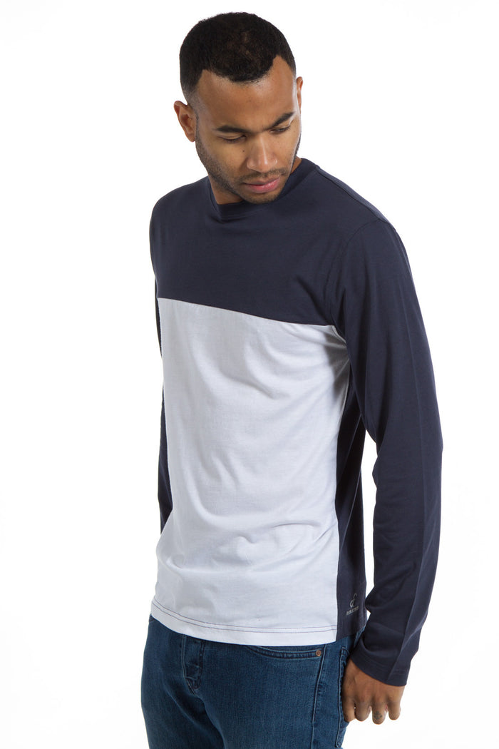 Travis | Men's Color Block Crew Neck