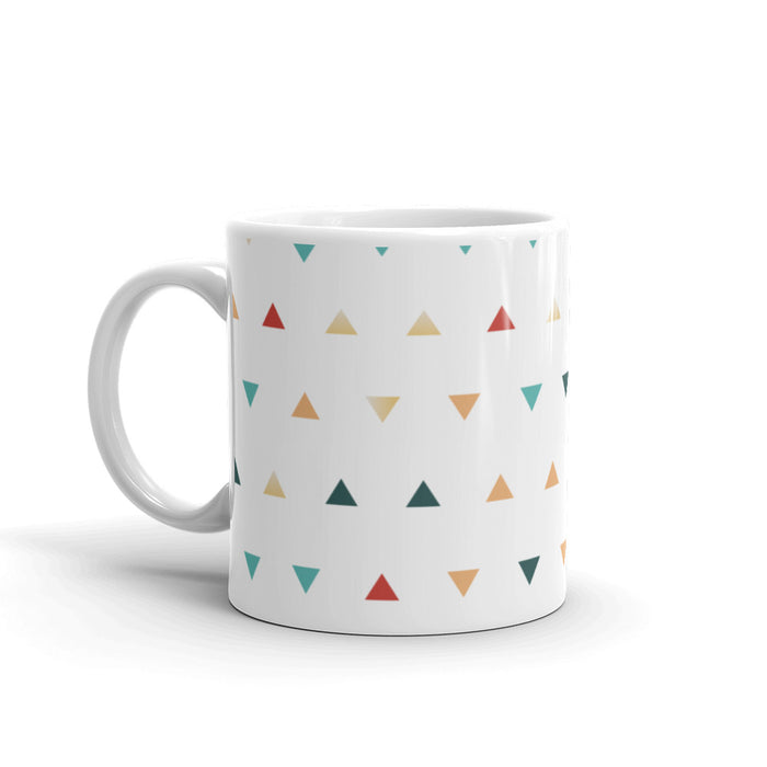 Triangles Glossy Mug - Bloom Seventy Seven