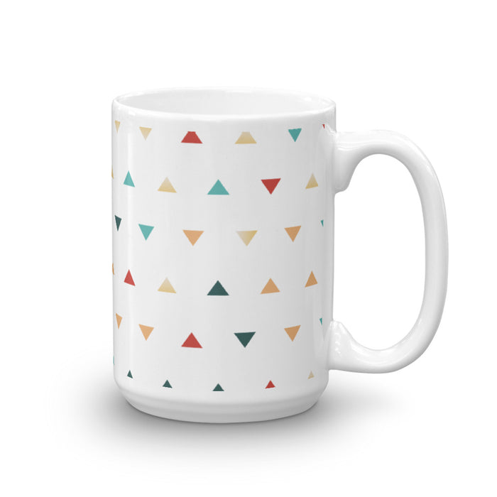 Triangles Glossy Mug - Bloom Seventy Seven