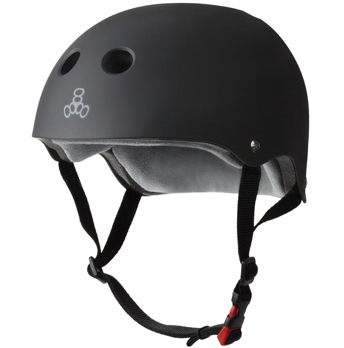 Triple8 Certified Sweatsaver Helmet - Black Matte