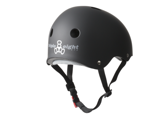 Triple8 Certified Sweatsaver Helmet - Black Matte