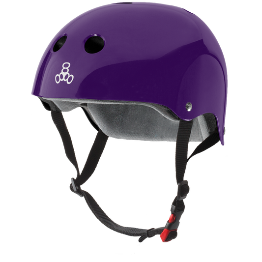 Triple8 Certified Sweatsaver Helmet - Purple Glossy