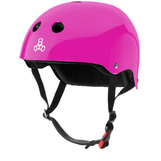 Triple8 Certified Sweatsaver Helmet- Pink Glossy