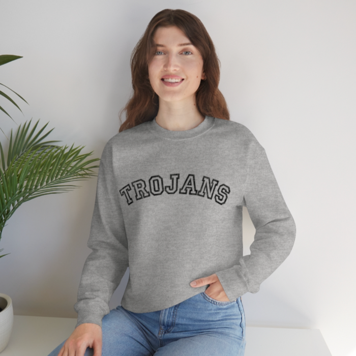Trojans Distressed Crew Neck Sweatshirt | The Shops SD