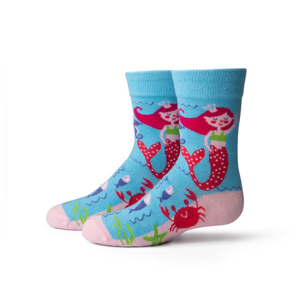 Two Left Feet Kid's Socks - Princess and Sea