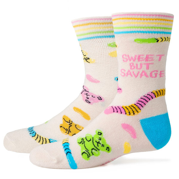 Two Left Feet Kid's Socks - Sweet But Savage
