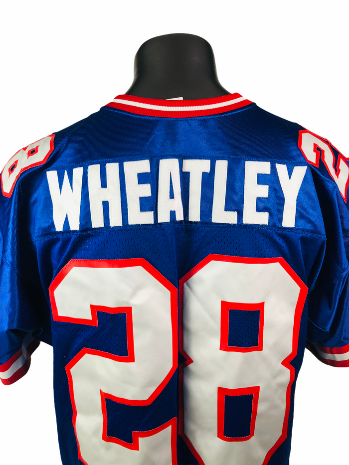 TYRONE WHEATLEY NEW YORK GIANTS VINTAGE 1990'S AUTHENTIC WILSON JERSEY ADULT XL (50)