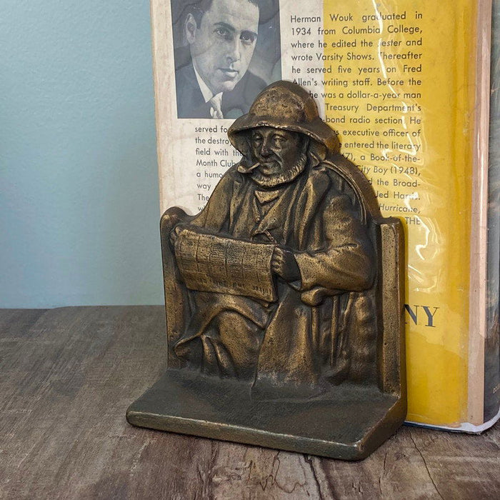 Vintage Cape Cod Fisherman Bookends at Duckwells