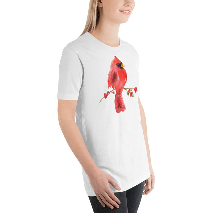Watercolor Cardinal Shirt