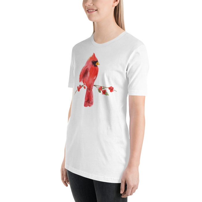 Watercolor Cardinal Shirt