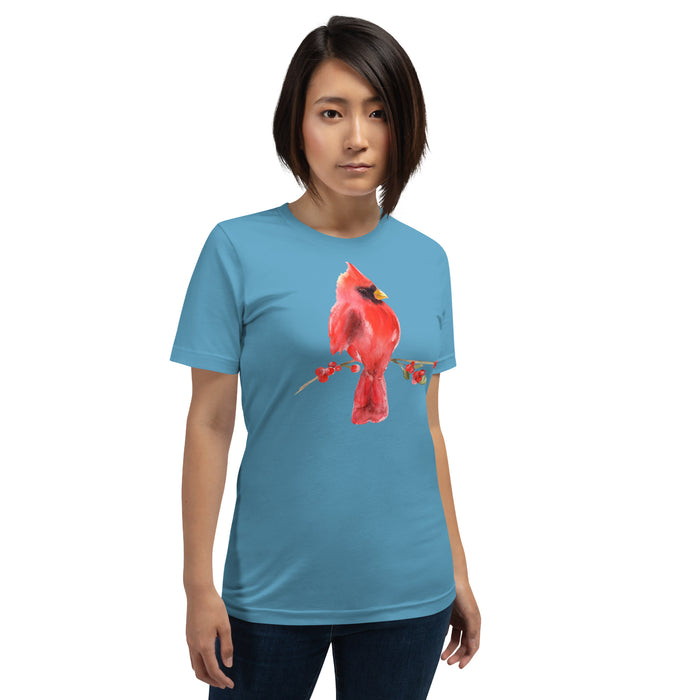 Watercolor Cardinal Shirt