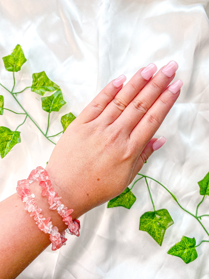 Watermelon Chip Bracelet