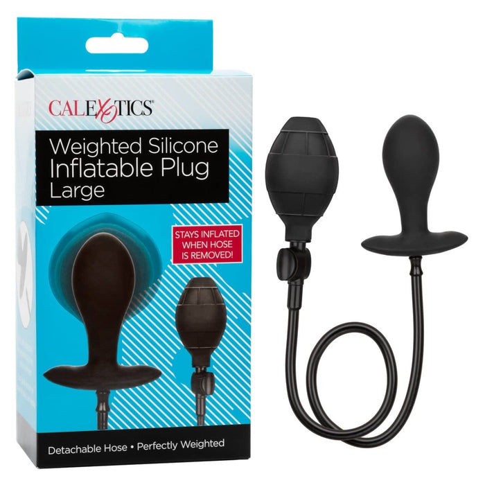 Weighted Silicone Inflatable Plug Large Intimates Adult Boutique