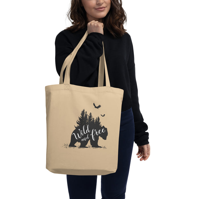 Wild And Free Printed Eco Tote Bag - Bloom Seventy Seven